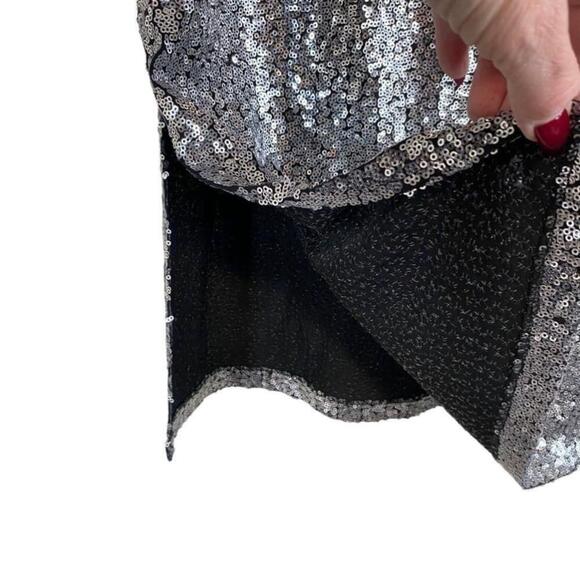 BB Dakota Women's All Night Sequin Skirt with Side Slit - M china - Picture 3 of 6